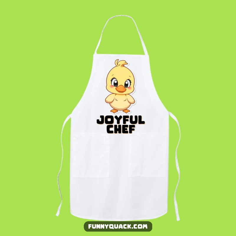 Funny Joyful Duck Apron: Big Eyes Quack, Kitchen Fun for Happy Cooks