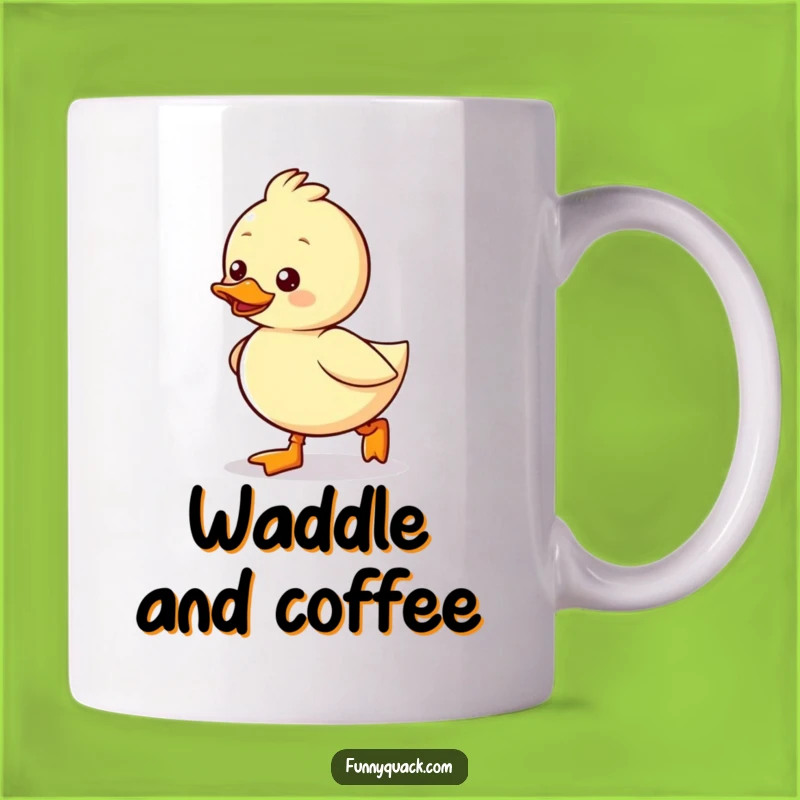 Funny Kawaii Duck Boots Mug: Hilarious Gift for Waddling Fun Lovers
