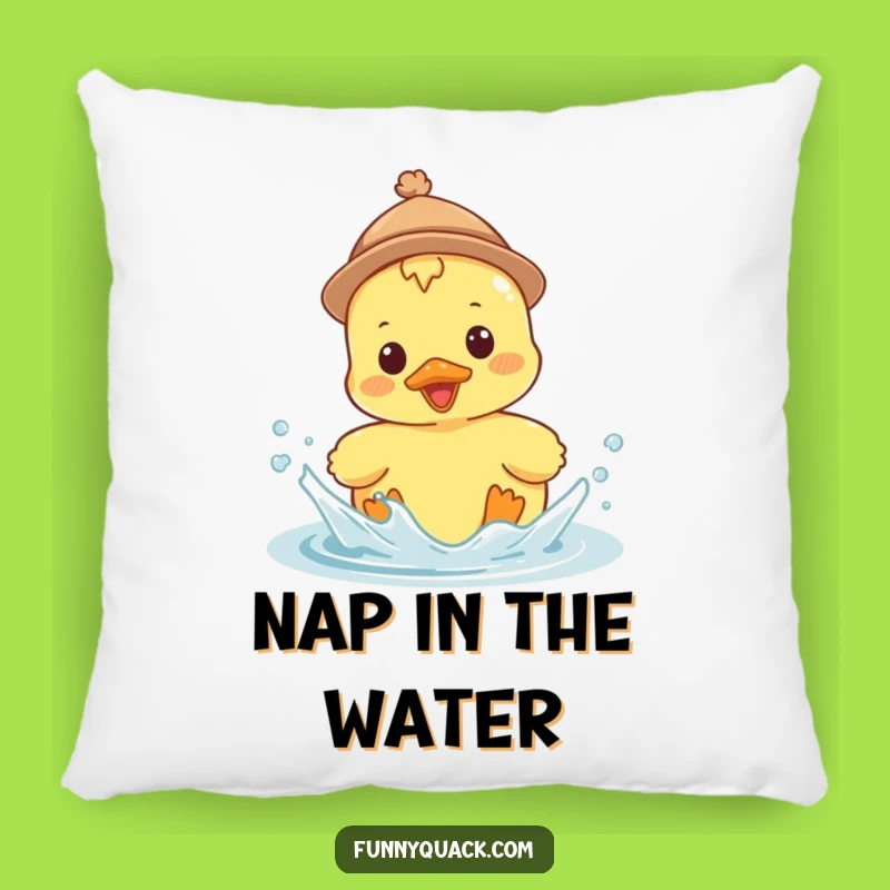 Funny Kawaii Duck Hat Pillow: Cozy Comfort with Splashy Enthusiasm