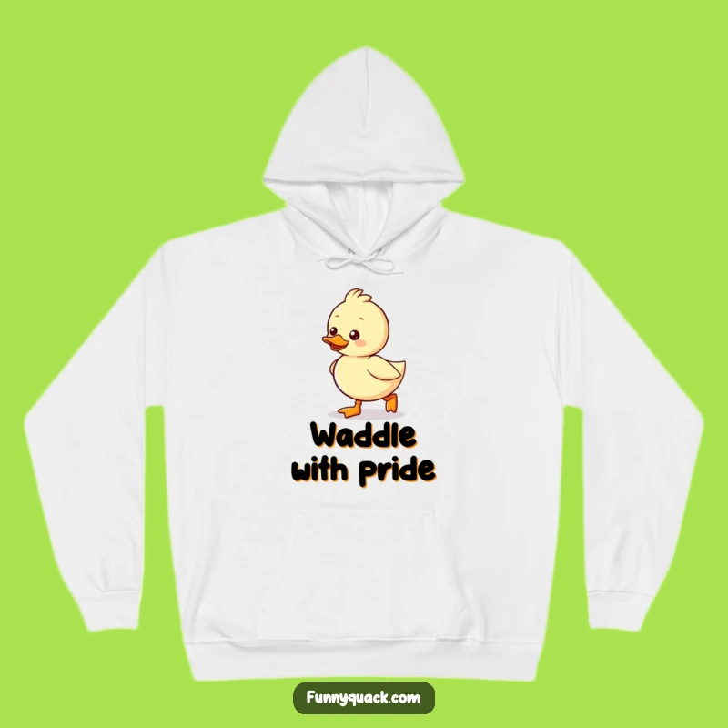 Funny Kawaii Duck Boots Hoodie: Cozy Up with Waddling Charm and Tiny Boots